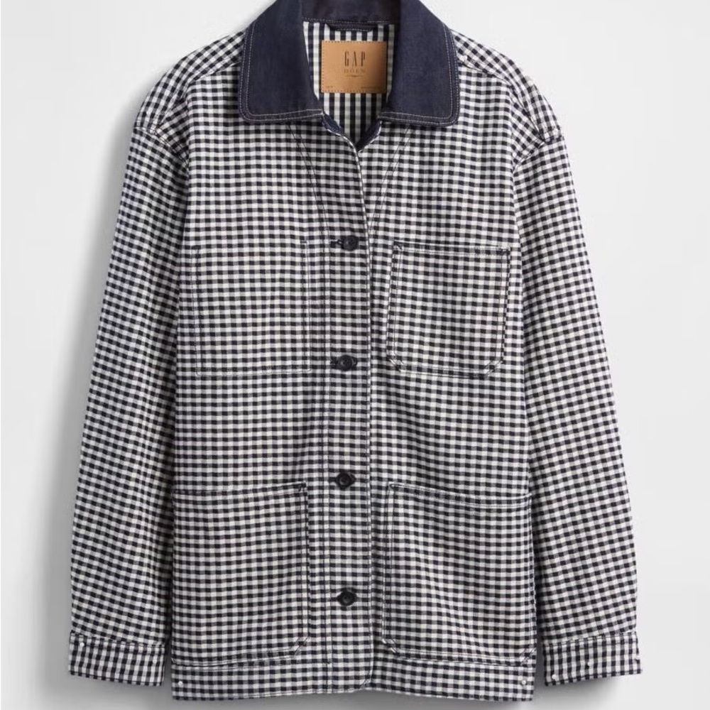 Gap × DÔEN Gingham Denim Jacket (open to trade)